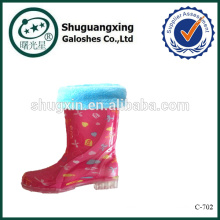 bottes de pluie de gros cowboy bottes chaudes enfants | C-702